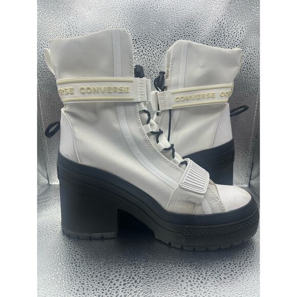 Converse Chuck Taylor All Star GR82 White Platform Boot Women Size 7.5 - Picture 3 of 8